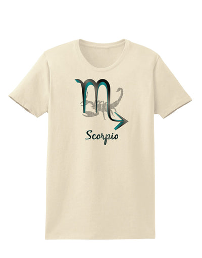 Scorpio Symbol Womens T-Shirt-Womens T-Shirt-TooLoud-Natural-X-Small-Davson Sales