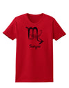 Scorpio Symbol Womens T-Shirt-Womens T-Shirt-TooLoud-Red-X-Small-Davson Sales