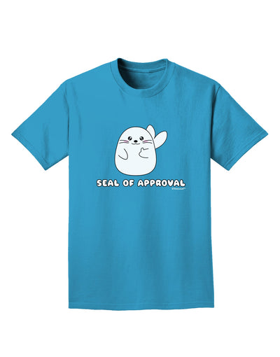 Seal of Approval Adult Dark T-Shirt by TooLoud-Mens T-Shirt-TooLoud-Turquoise-Small-Davson Sales