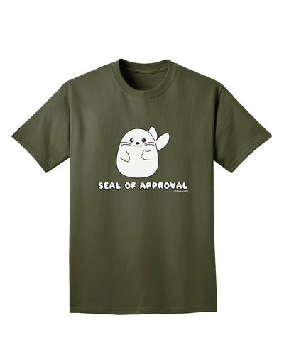 Seal of Approval Adult Dark T-Shirt by TooLoud-Mens T-Shirt-TooLoud-Military-Green-Small-Davson Sales