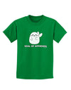 Seal of Approval Childrens Dark T-Shirt by TooLoud-Childrens T-Shirt-TooLoud-Kelly-Green-X-Small-Davson Sales