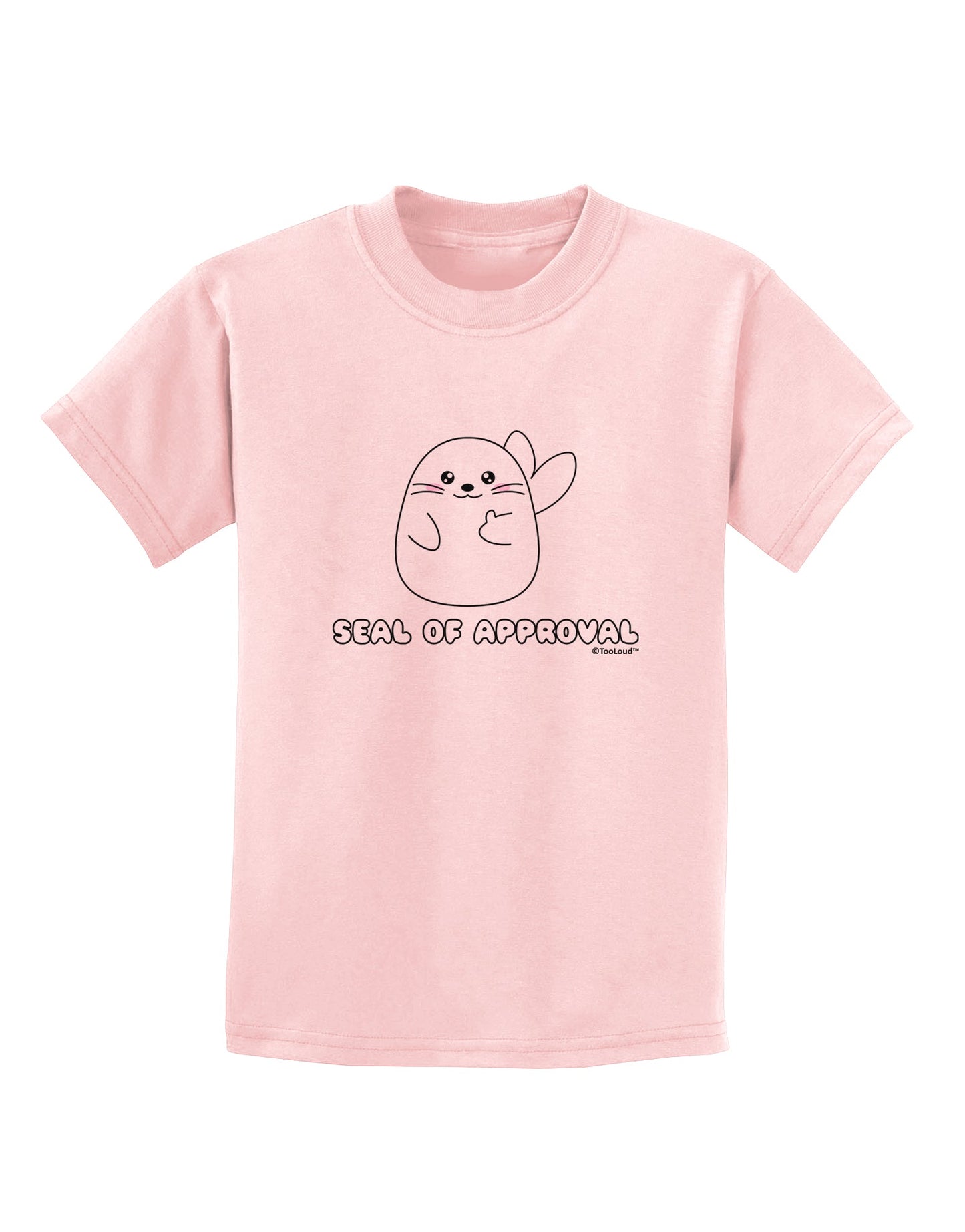 Seal of Approval Childrens T-Shirt by TooLoud-Childrens T-Shirt-TooLoud-PalePink-X-Small-Davson Sales