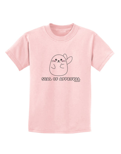 Seal of Approval Childrens T-Shirt by TooLoud-Childrens T-Shirt-TooLoud-PalePink-X-Small-Davson Sales