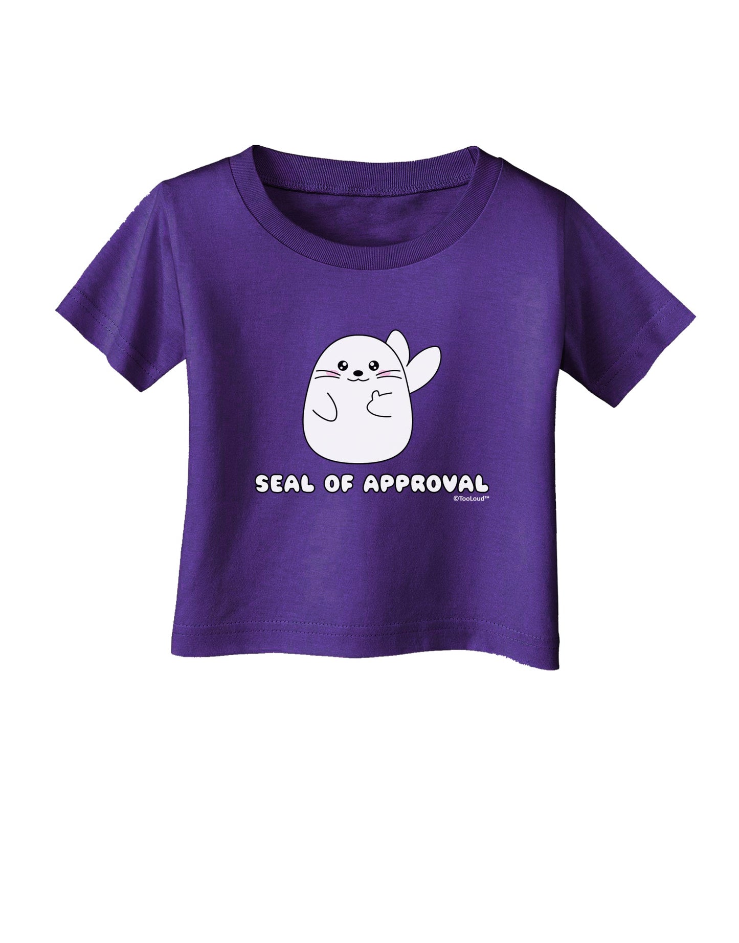Seal of Approval Infant T-Shirt Dark by TooLoud-Infant T-Shirt-TooLoud-Purple-06-Months-Davson Sales