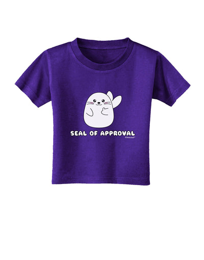 Seal of Approval Toddler T-Shirt Dark by TooLoud-Toddler T-Shirt-TooLoud-Purple-2T-Davson Sales