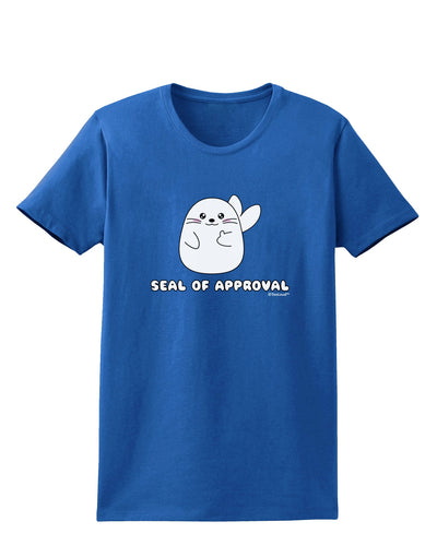 Seal of Approval Womens Dark T-Shirt by TooLoud-Womens T-Shirt-TooLoud-Royal-Blue-X-Small-Davson Sales
