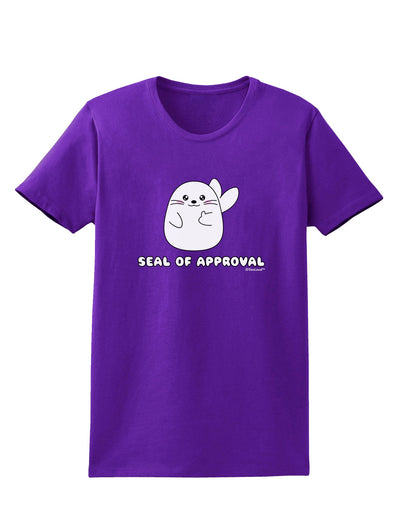 Seal of Approval Womens Dark T-Shirt by TooLoud-Womens T-Shirt-TooLoud-Purple-X-Small-Davson Sales
