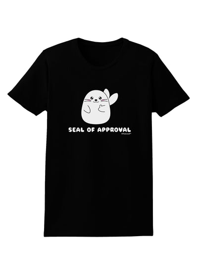 Seal of Approval Womens Dark T-Shirt by TooLoud-Womens T-Shirt-TooLoud-Black-X-Small-Davson Sales