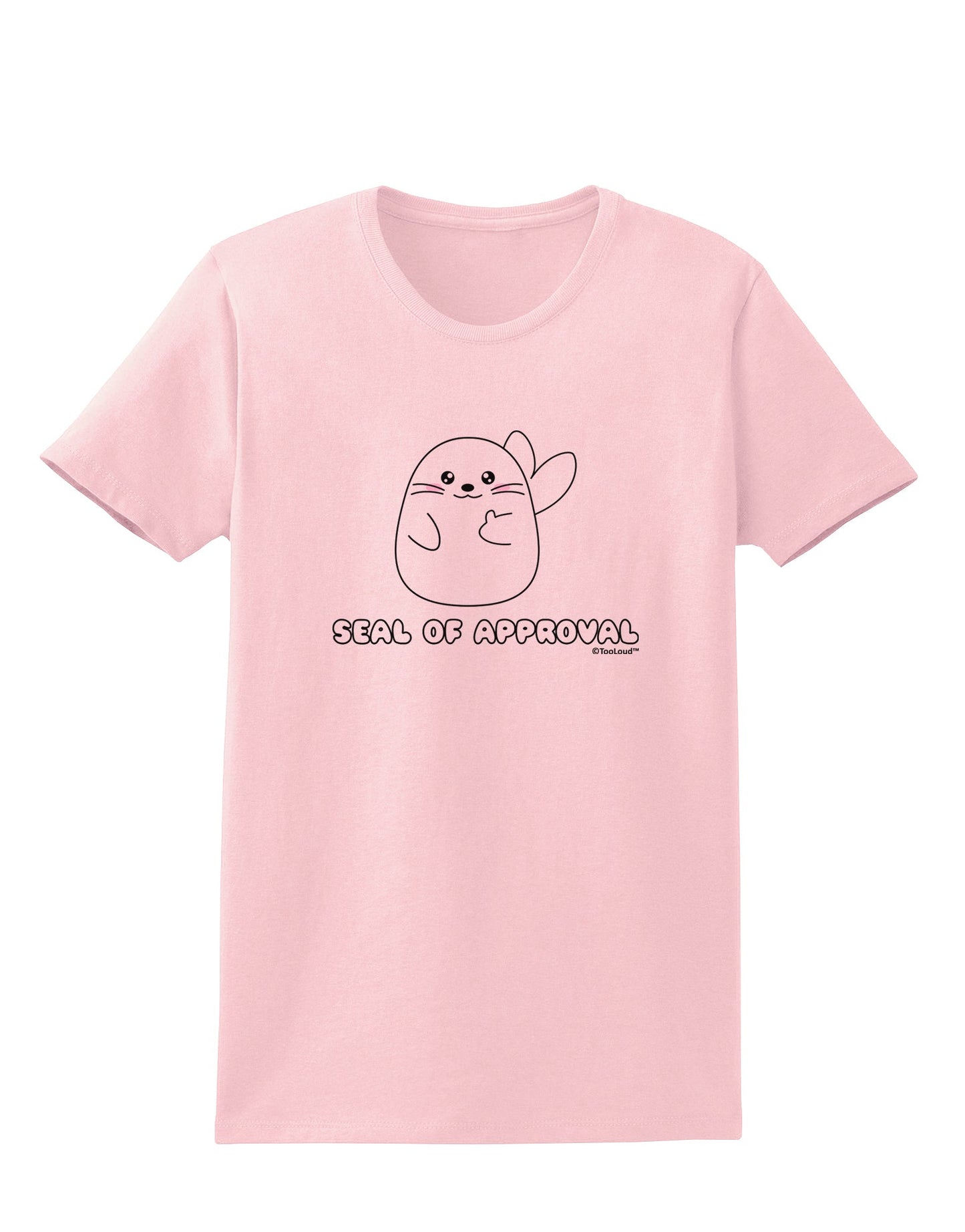 Seal of Approval Womens T-Shirt by TooLoud-Womens T-Shirt-TooLoud-PalePink-X-Small-Davson Sales