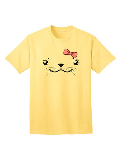 Sealia Cute Girl Seal Adult T-Shirt - A Delightful Addition to Your Wardrobe-Mens T-shirts-TooLoud-Yellow-Small-Davson Sales