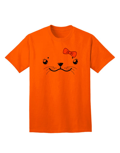 Sealia Cute Girl Seal Adult T-Shirt - A Delightful Addition to Your Wardrobe-Mens T-shirts-TooLoud-Orange-Small-Davson Sales