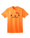 Sealia Cute Girl Seal Adult T-Shirt - A Delightful Addition to Your Wardrobe-Mens T-shirts-TooLoud-Neon-Orange-Small-Davson Sales