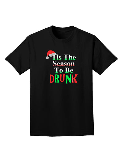 Season To Be Drunk Adult Dark T-Shirt-Mens T-Shirt-TooLoud-Black-Small-Davson Sales