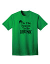 Season To Be Drunk BnW Adult T-Shirt-Mens T-Shirt-TooLoud-Kelly-Green-Small-Davson Sales
