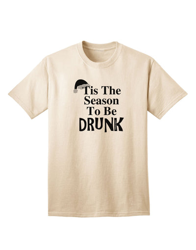 Season To Be Drunk BnW Adult T-Shirt-Mens T-Shirt-TooLoud-Natural-Small-Davson Sales