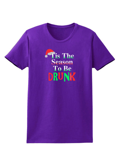 Season To Be Drunk Womens Dark T-Shirt-TooLoud-Purple-X-Small-Davson Sales