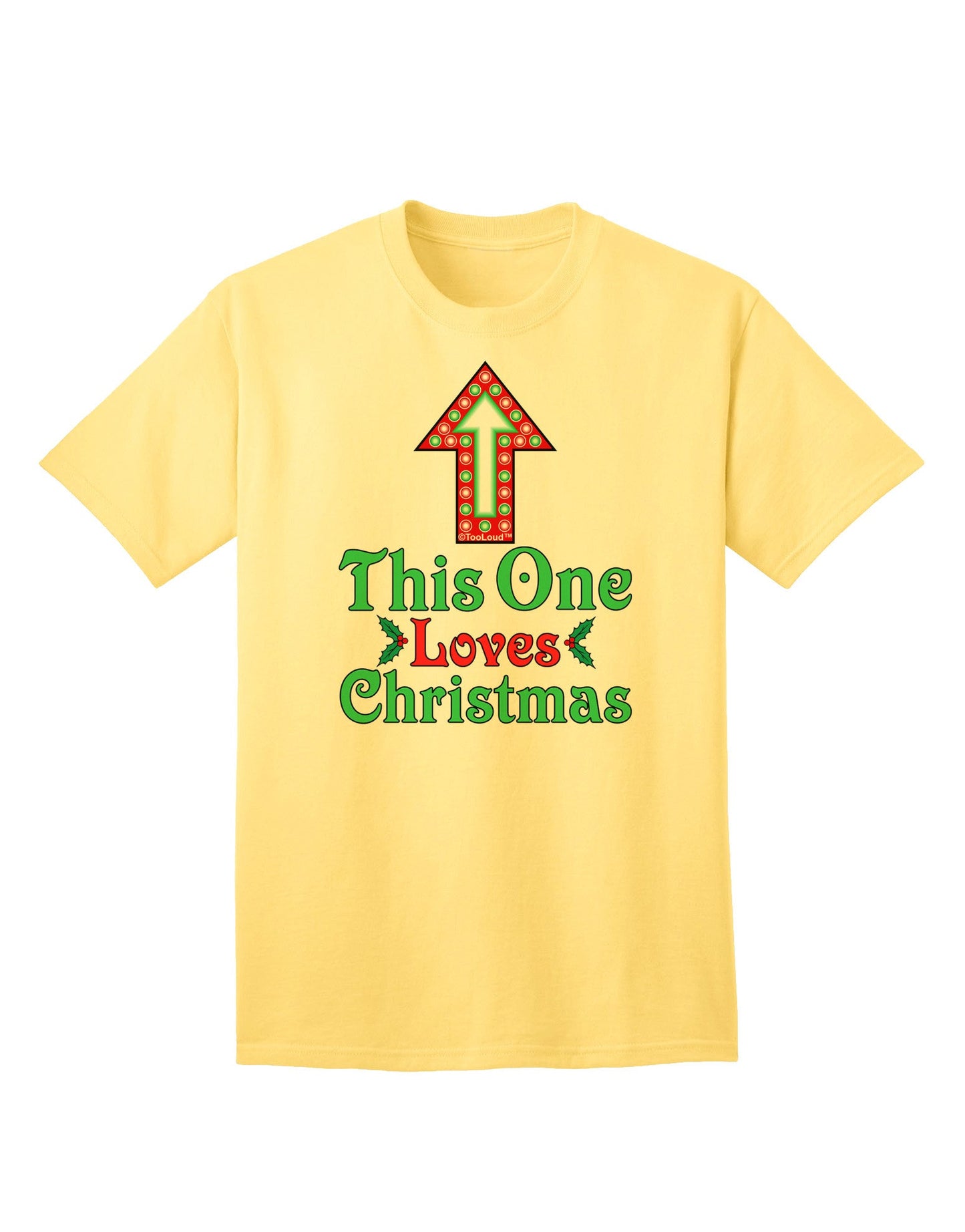 Seasonal Favorite: 'This One Loves Christmas' - A Charming Adult T-Shirt Collection-Mens T-shirts-TooLoud-Yellow-Small-Davson Sales
