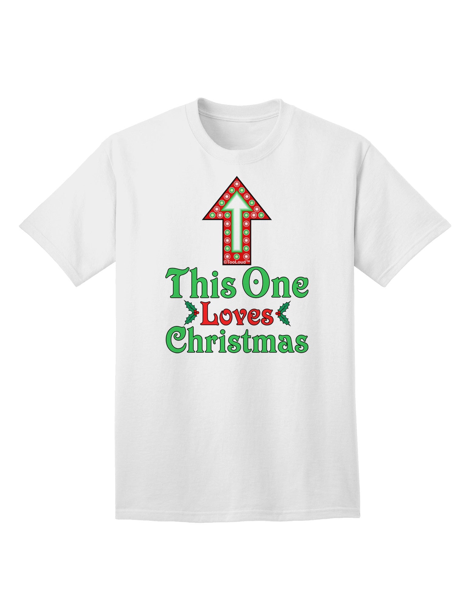 Seasonal Favorite: 'This One Loves Christmas' - A Charming Adult T-Shirt Collection-Mens T-shirts-TooLoud-White-Small-Davson Sales