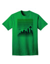 Seattle Skyline Sunrise - Premium Adult T-Shirt for Urban Fashion Enthusiasts-Mens T-shirts-TooLoud-Kelly-Green-Small-Davson Sales