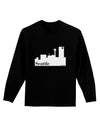 Seattle Skyline with Space Needle Adult Long Sleeve Dark T-Shirt by TooLoud-TooLoud-Black-Small-Davson Sales