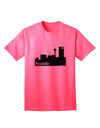 Seattle Skyline with Space Needle Adult T-Shirt - A Captivating Addition to Your Wardrobe by TooLoud-Mens T-shirts-TooLoud-Neon-Pink-Small-Davson Sales