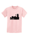 Seattle Skyline with Space Needle Childrens T-Shirt by TooLoud-Childrens T-Shirt-TooLoud-PalePink-X-Small-Davson Sales