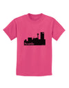 Seattle Skyline with Space Needle Childrens T-Shirt by TooLoud-Childrens T-Shirt-TooLoud-Sangria-X-Small-Davson Sales