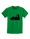 Seattle Skyline with Space Needle Childrens T-Shirt by TooLoud-Childrens T-Shirt-TooLoud-Kelly-Green-X-Small-Davson Sales