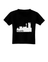 Seattle Skyline with Space Needle Toddler T-Shirt Dark by TooLoud-Toddler T-Shirt-TooLoud-Black-2T-Davson Sales