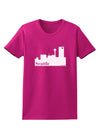 Seattle Skyline with Space Needle Womens Dark T-Shirt by TooLoud-TooLoud-Hot-Pink-Small-Davson Sales