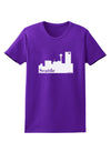 Seattle Skyline with Space Needle Womens Dark T-Shirt by TooLoud-TooLoud-Purple-X-Small-Davson Sales