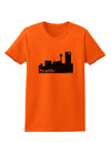 Seattle Skyline with Space Needle Womens T-Shirt by TooLoud-Womens T-Shirt-TooLoud-Orange-X-Small-Davson Sales