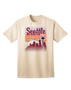 Seattle Washington Sunset - Premium Adult T-Shirt Collection-Mens T-shirts-TooLoud-Natural-Small-Davson Sales