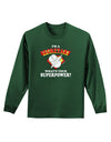 Secretary - Superpower Adult Long Sleeve Dark T-Shirt-TooLoud-Dark-Green-Small-Davson Sales