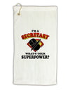 Secretary - Superpower Micro Terry Gromet Golf Towel 16 x 25 inch-Golf Towel-TooLoud-White-Davson Sales