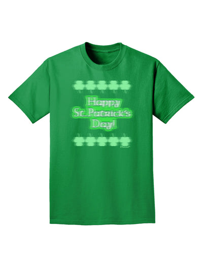 Seeing Double St. Patrick's Day Adult Dark T-Shirt-Mens T-Shirt-TooLoud-Kelly-Green-Small-Davson Sales