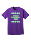 Seeing Double St. Patrick's Day Adult Dark T-Shirt-Mens T-Shirt-TooLoud-Purple-Small-Davson Sales