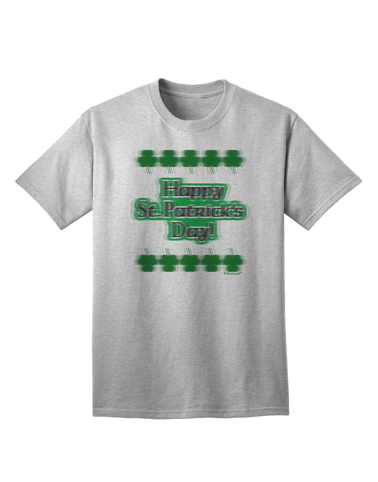 Seeing Double St. Patrick's Day Adult T-Shirt-Mens T-Shirt-TooLoud-AshGray-Small-Davson Sales