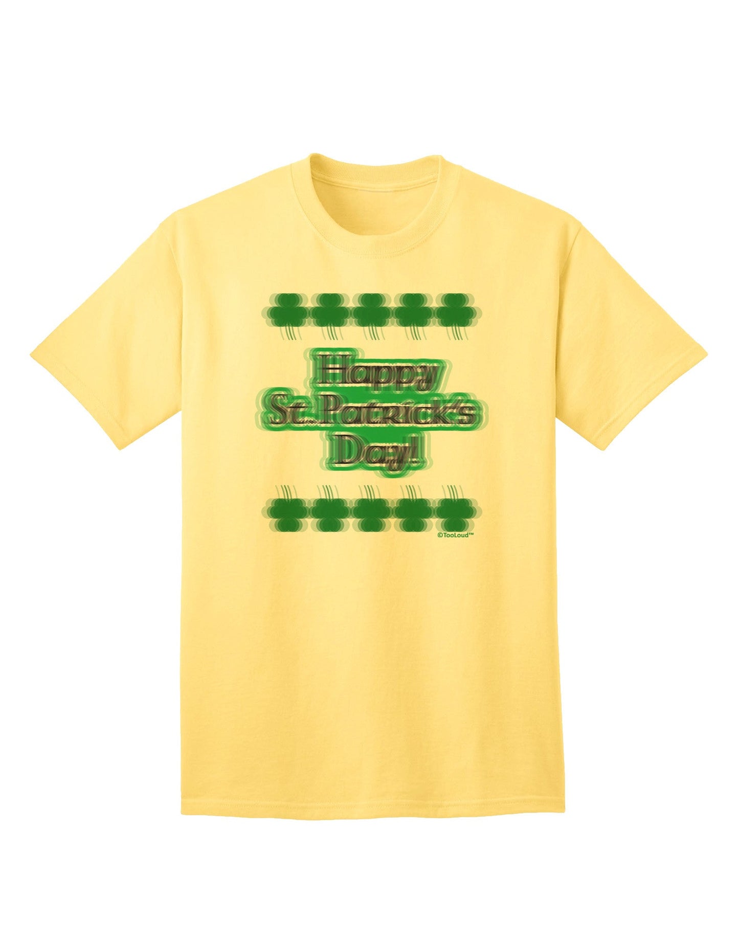 Seeing Double St. Patrick's Day Adult T-Shirt-Mens T-Shirt-TooLoud-Yellow-Small-Davson Sales