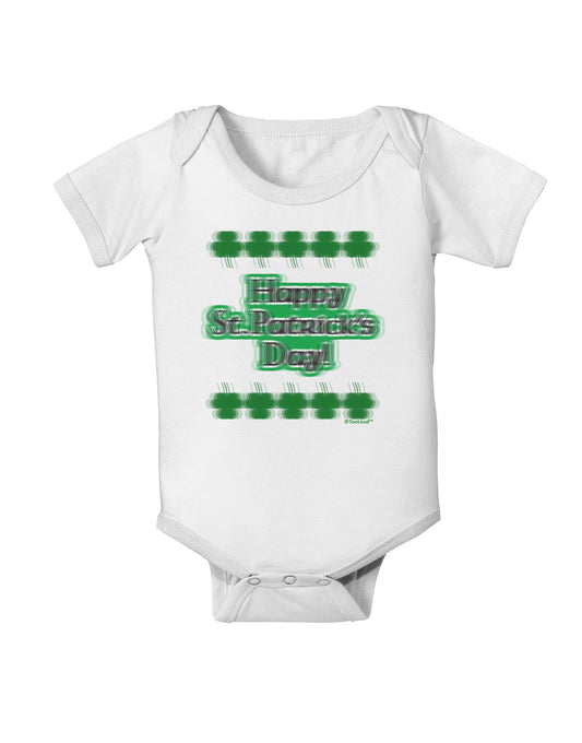 Seeing Double St. Patrick's Day Baby Romper Bodysuit-Baby Romper-TooLoud-White-06-Months-Davson Sales