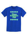 Seeing Double St. Patrick's Day Childrens Dark T-Shirt-Childrens T-Shirt-TooLoud-Royal-Blue-X-Small-Davson Sales