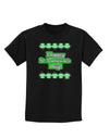 Seeing Double St. Patrick's Day Childrens Dark T-Shirt-Childrens T-Shirt-TooLoud-Black-X-Small-Davson Sales