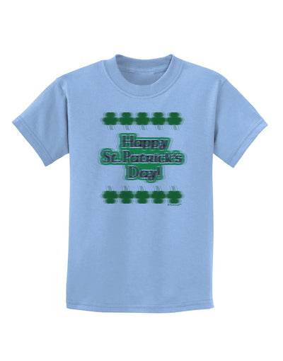 Seeing Double St. Patrick's Day Childrens T-Shirt-Childrens T-Shirt-TooLoud-Light-Blue-X-Small-Davson Sales