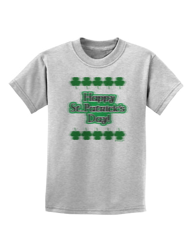 Seeing Double St. Patrick's Day Childrens T-Shirt-Childrens T-Shirt-TooLoud-AshGray-X-Small-Davson Sales