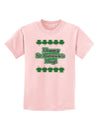 Seeing Double St. Patrick's Day Childrens T-Shirt-Childrens T-Shirt-TooLoud-PalePink-X-Small-Davson Sales