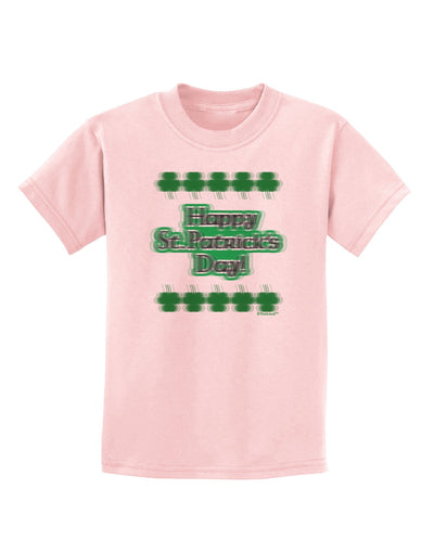 Seeing Double St. Patrick's Day Childrens T-Shirt-Childrens T-Shirt-TooLoud-PalePink-X-Small-Davson Sales