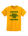 Seeing Double St. Patrick's Day Childrens T-Shirt-Childrens T-Shirt-TooLoud-Gold-X-Small-Davson Sales