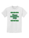 Seeing Double St. Patrick's Day Childrens T-Shirt-Childrens T-Shirt-TooLoud-White-X-Small-Davson Sales