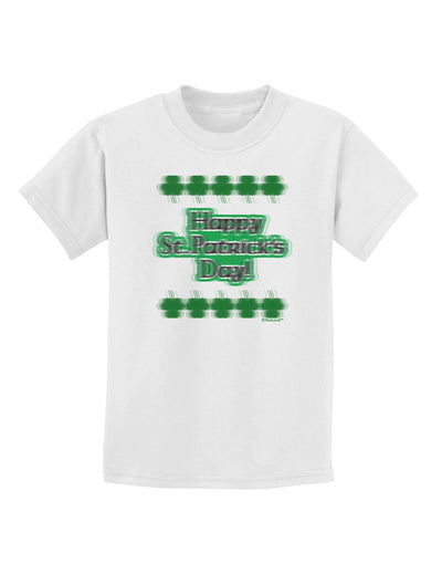 Seeing Double St. Patrick's Day Childrens T-Shirt-Childrens T-Shirt-TooLoud-White-X-Small-Davson Sales