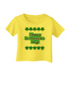 Seeing Double St. Patrick's Day Infant T-Shirt-Infant T-Shirt-TooLoud-Yellow-06-Months-Davson Sales